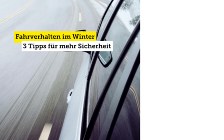 Schnee, Eis und rutschige Strassen?