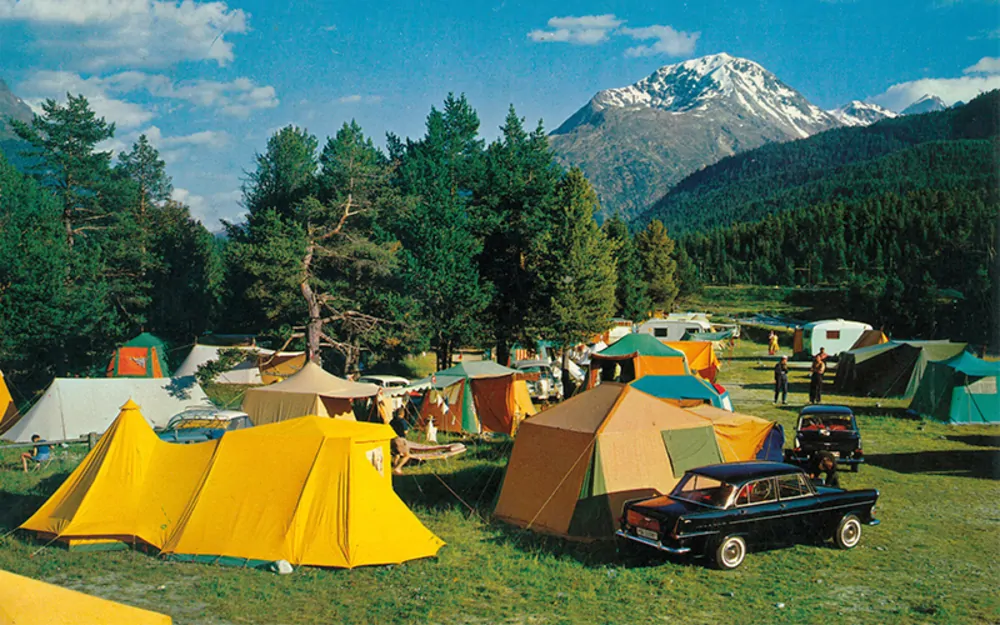 TCS Camping Samedan - à l&#039;époque 