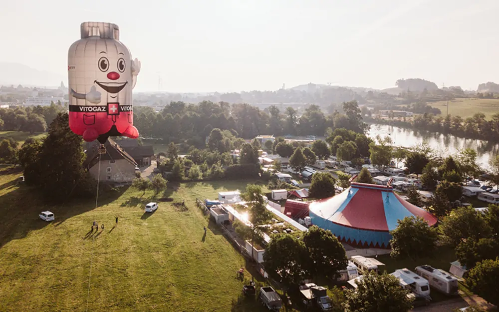 Luftballon fahren - Unser Partner Vitogaz