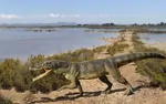 Rekonstruktion von Ticinosuchus in seinem Lebensumfeld - ©Beat Scheffold, FMSG