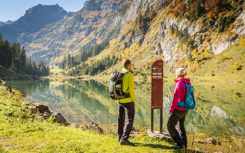 Sentiero dei geofenomeni al lago Talalpsee /  / © UNESCO-Welterbe Tektonikarena Sardona