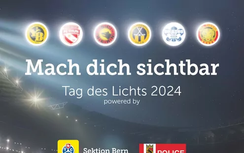  Tag des Lichts: Kampagne  mit regionalen Sportvereinen