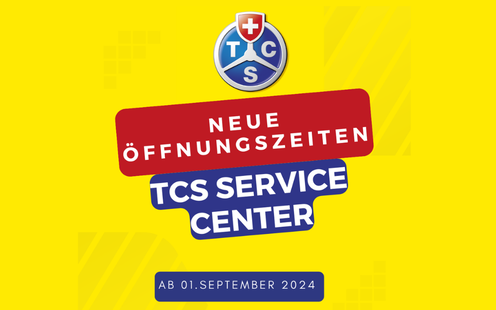 Neue Öffnungszeiten TCS Service Center St. Gallen