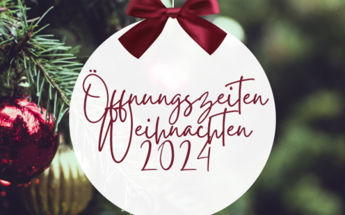 Öffnungszeiten Weihnachten 2024