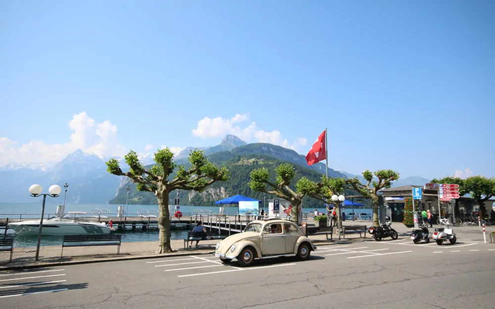 «Klassisches Fotomotiv in Brunnen»