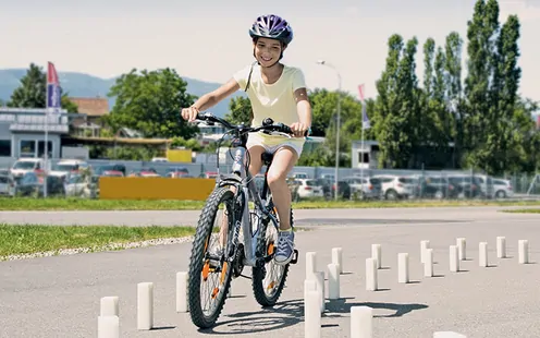 Parcours vélo Gymkhana