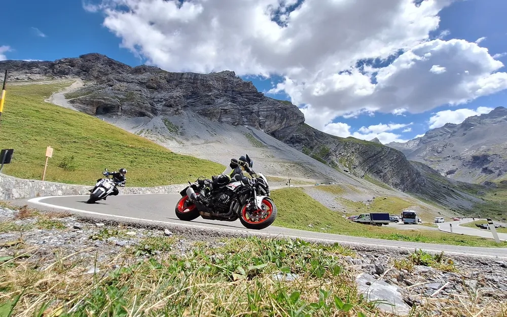 Panorama époustouflant au Stilfserjoch, du côté de Bormio.