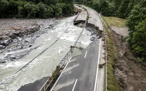 Unwetter bedrohen den Verkehr