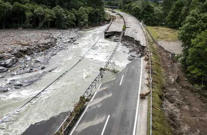 Le trafic à la merci des intempéries