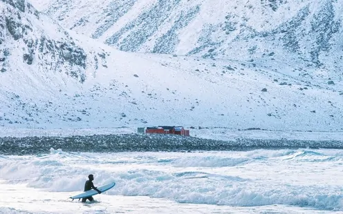 Surf en mode hivernal