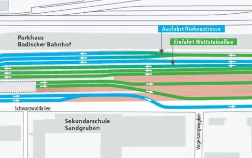 Sanierungsmassnahmen A2 Osttangente