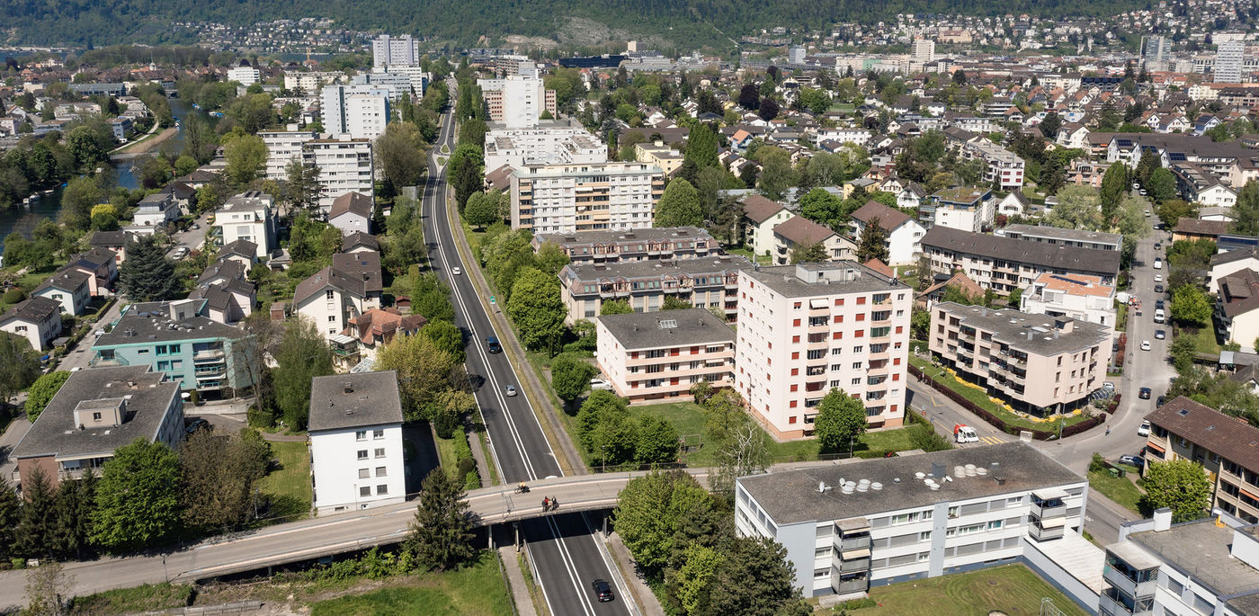 Route de Berne (situation actuelle)