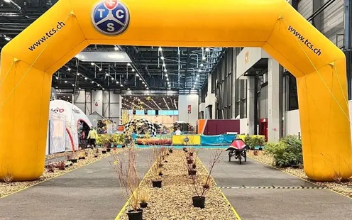 TCS Genève – Partenaire du Salon du vélo et sponsor de la piste indoor