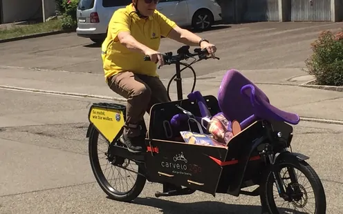 Die TCS Pedaleure sind in Schaffhausen unterwegs