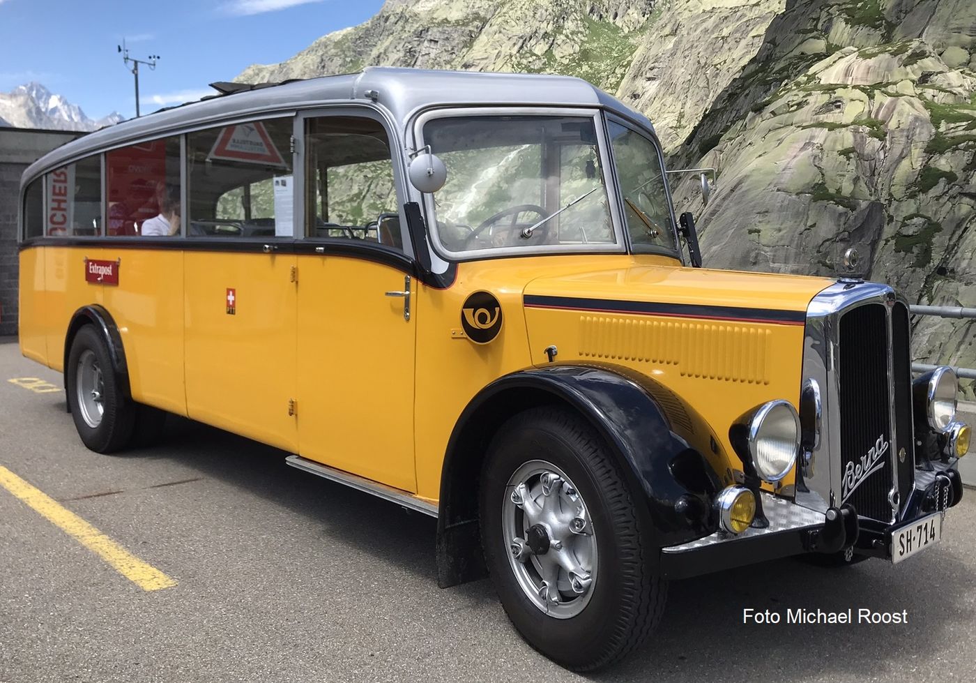 Postauto am kleinen Klausen