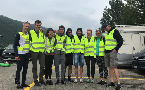 Sichtbar mit TCS Westen an der Tortour 2018