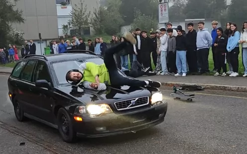 TCS-Projekt „Tatort Schule“ sensibilisiert Schüler in Wangen bei Olten für Verkehrssicherheit