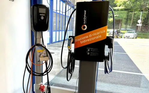 Colonnina di ricarica per auto elettriche