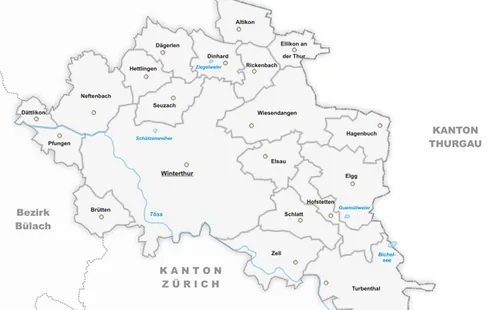 Bezirke & Gemeinden