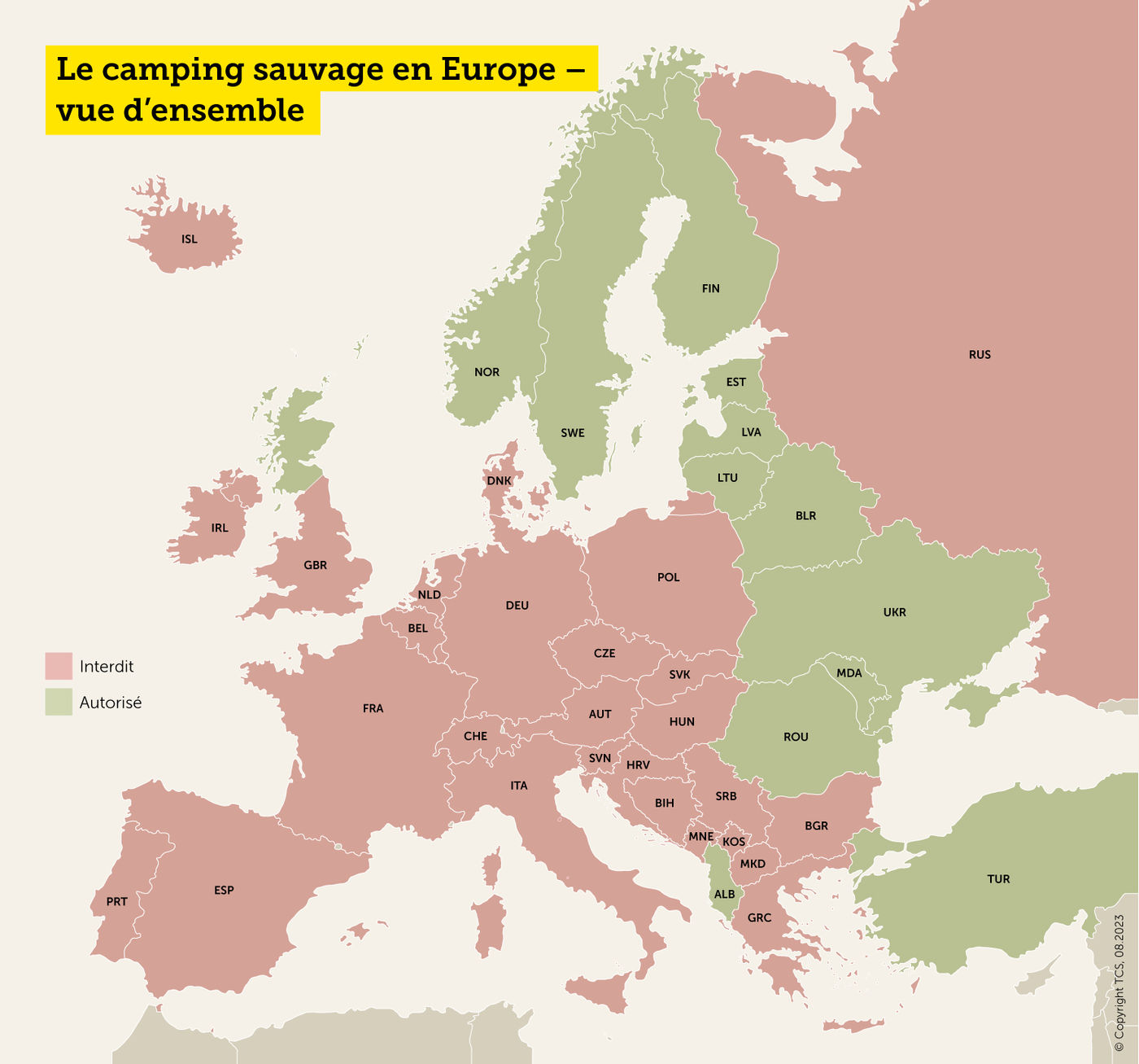 Les 7 meilleurs endroits où faire du camping sauvage en France