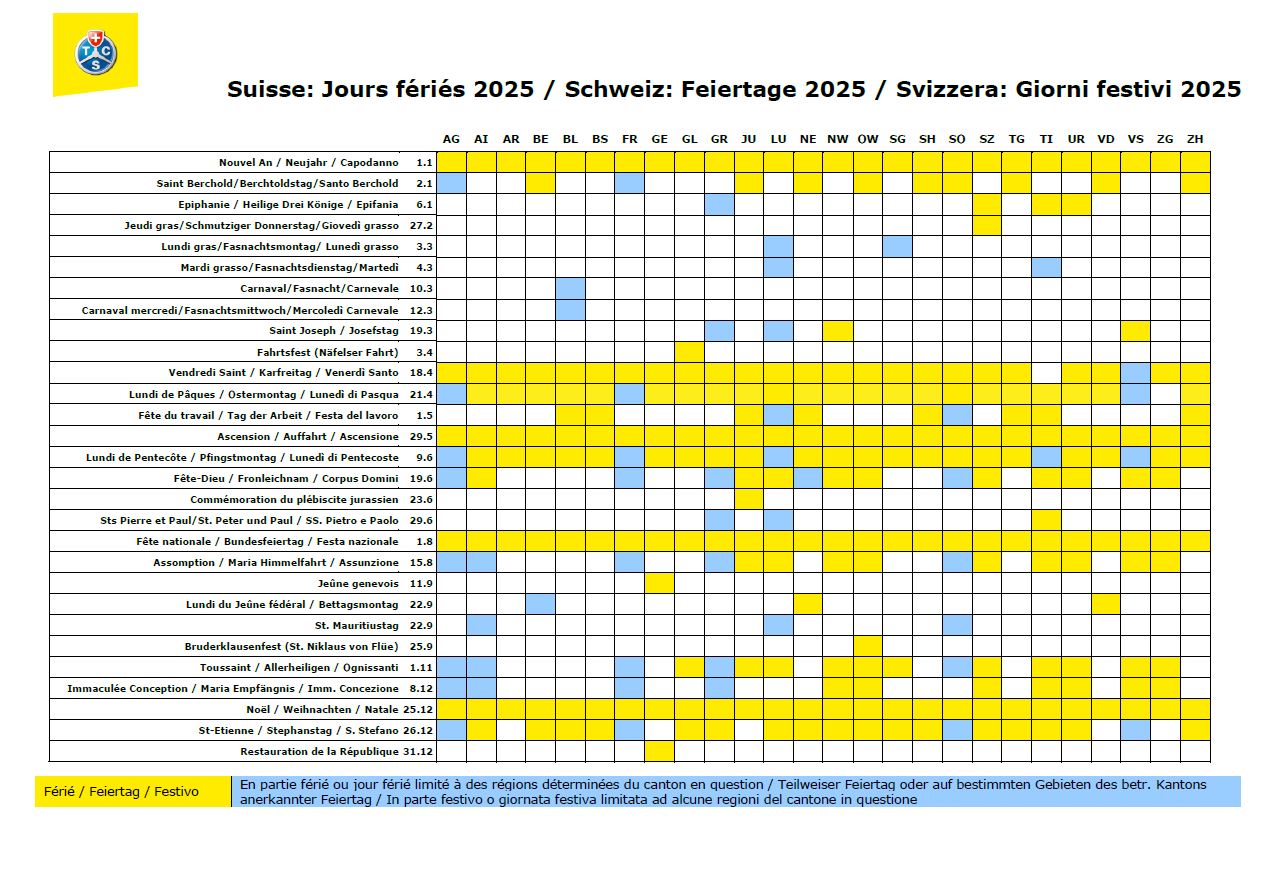Festività svizzere