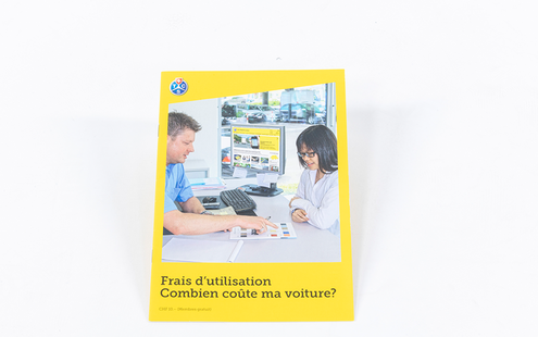 Brochure « Frais d'utilisation »