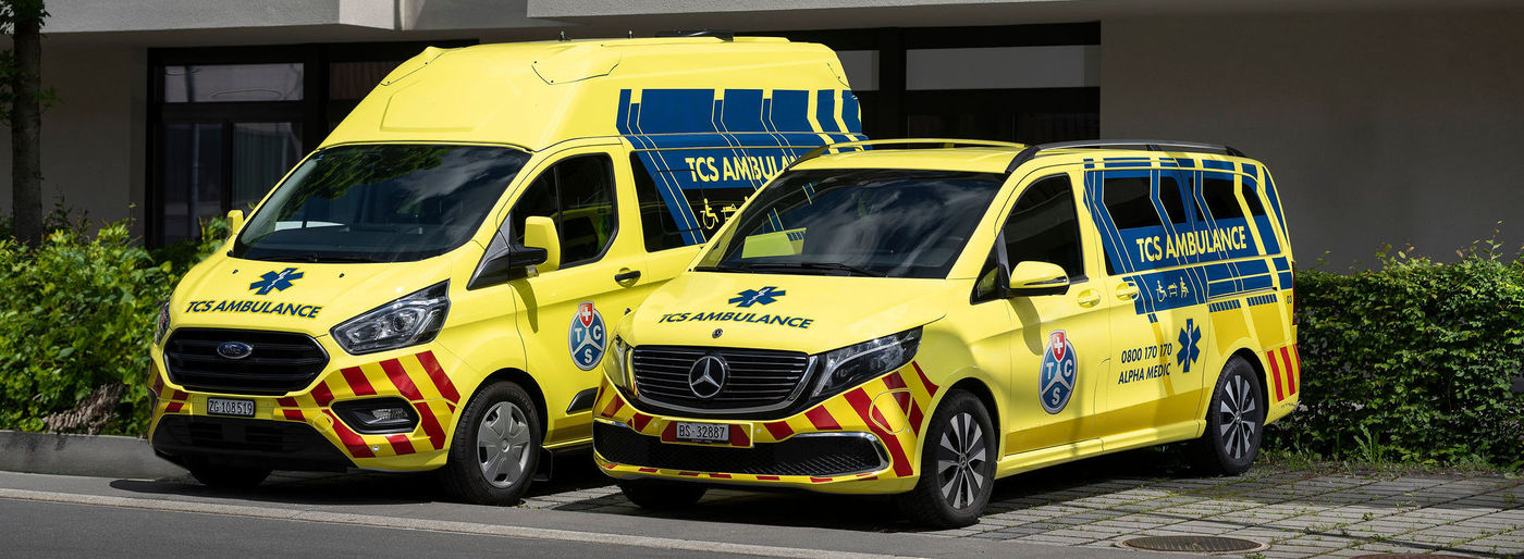 TCS Suisse Ambulance Rescue offre des services de transport de patients dans toute la Suisse