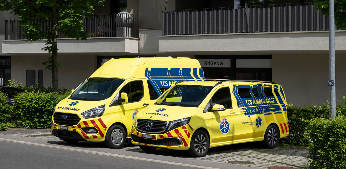 TCS Ambulance Services AG bietet in zahlreichen Kantonen Krankentransporte an