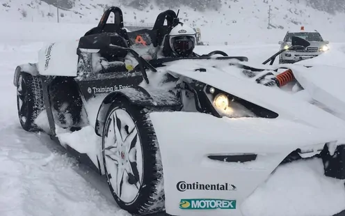 KTM X-BOW Schnee und Eis