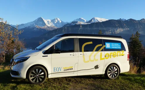 Der erste Elektro-Camper: Mercedes EQV-Yellowcamper