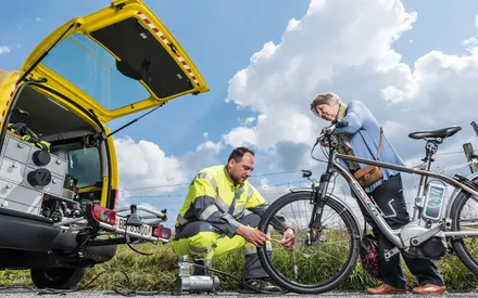 Bei einer Panne mit Ihrem Velo oder E-Bike