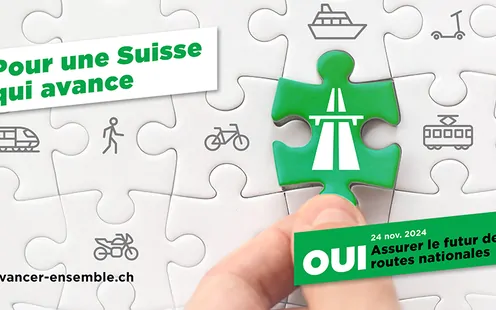 Un OUI à plus de sécurité, moins de goulets d’étranglement et moins de trafic d’évitement sur notre réseau routier