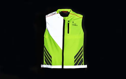 Gilet réfléchissant pour jeune cycliste