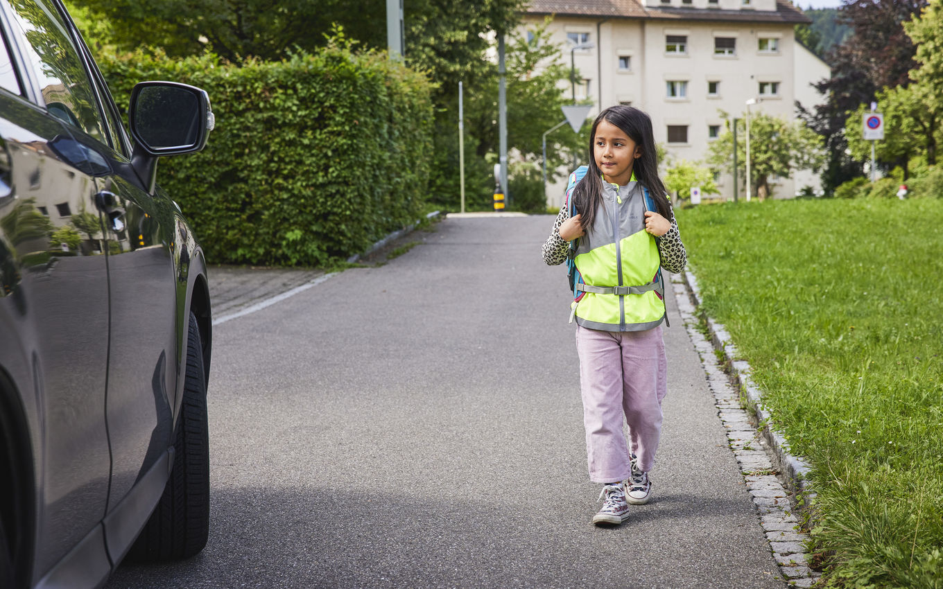 Visibilité routière: Sécurité des enfants piétons