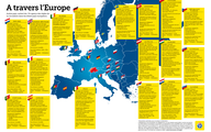 Carte des règles principales en Europe